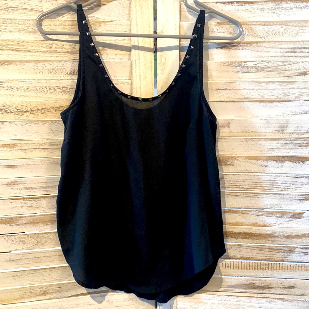 Black tank top